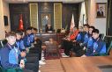 Şampiyon voleybolculardan Kaymakam Odabaş’a ziyaret