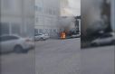 Şile’de seyir halindeki araç alev aldı