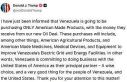 ABD Başkan Trump: "Venezuela, petrol anlaşmasından...