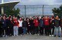 Galatasaraylı taraftarlar Süper Kupa finali için...