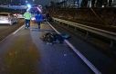 Şişli’de bariyerlere çarpan motosikletli feci...