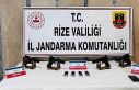 Rize’de ruhsatsız silah operasyonu: 1 gözlatı