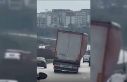 Bursa’da tır yan şekilde ilerledi