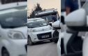 Bursa’da trafikte yol verme kavgası kamerada