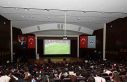 ERÜ’de milli maç heyecanı dev ekrana taşındı