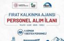 Fırat Kalkınma Ajansı personel alımı başvuruları...