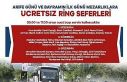 Mezarlıklara ücretsiz otobüs seferleri düzenlenecek