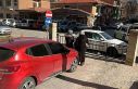 Otoparkta sürücüleri mahsur bıraktı, gelince...