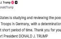 ABD Başkanı Trump: "Almanya’daki askerlerimizin...