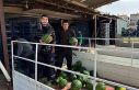 Antalya’da sezonun ilk karpuz hasadı yapıldı