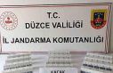 Düzce’de 177 bin 400 makaron ele geçirildi
