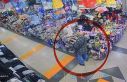 İş yeri sahibinden güvenlik kamerasına yakalanan...