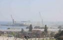 Samsun Limanı toz duman