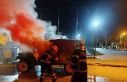 Seyir halindeki araç alev aldı