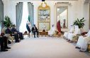 Suriye Devlet Başkanı eş-Şara, Katar Emiri al-Thani...
