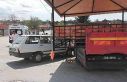 Çorum’da otomobil ile kamyon çarpıştı: 1 yaralı