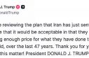 Trump’tan İran’ın son teklifiyle ilgili açıklama:...