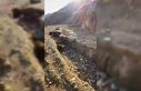 Elazığ’da sel nedeniyle yayla yolu yarıldı