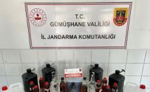 Gümüşhane’de sahte alkol operasyonu