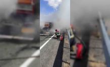 Alev alan dorse söndürüldü