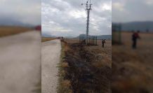 Burdur’da arazi yangını