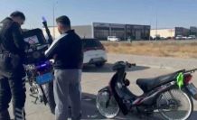 Abartı egzozlu motosiklet sürücüsüne 9 bin 267 lira ceza