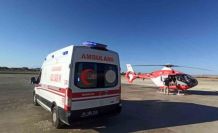 Bahçesaray’da kalp krizi geçiren hasta, helikopter ambulansla Van’a sevk edildi