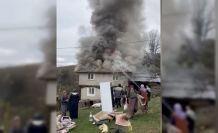 Kastamonu’da çıkan ev yangını söndürüldü