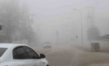 Malazgirt’te sis etkili oldu