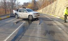 Tunceli’de kamyonet, 7 metre yükseklikten düştü: 4 yaralı