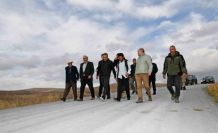 Vali Çiçek, köy yollarını denetledi