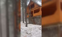 Amanoslar’da kışın ilk habercisi: Zorkun Yaylası beyaza büründü