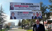 Aslanapa doğal gaza kavuştu