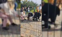 Kartal Anadolu Adliyesi önünde iki aile arasında yumruk yumruğa kavga çıktı