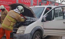 Kırıkkale’de araç yangını