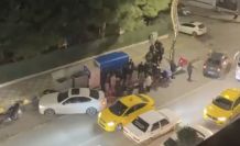 Otomobille çarpışan motosikletin sürücüsü yaralandı