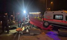 Polisten kaçan araç takla attı: 3 yaralı