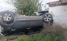 Söke’de otomobil takla attı: 1 yaralı