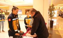 Vatandaşlara OED cihazı ve ilk müdahale eğitimi verildi