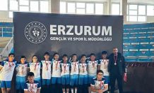 Voleybolda Erzurum Şampiyonu Oltu Cumhuriyet Ortaokulu