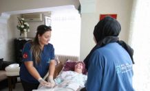 Bin 834 kişiye 19 bin kez evde bakım hizmeti