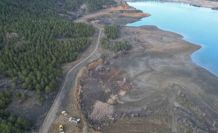 Çomar Barajı’nın çehresi değişmeye devam ediyor