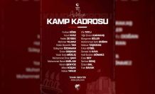 Elazığspor’da Antalya kampı kadrosu belli oldu