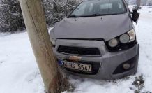 Göynük’te çalışan sağlık personelini taşıyan araç Mudurnu’da kaza yaptı