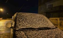 Pınarhisar’da kar yağışı başladı