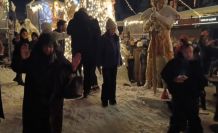 Uludağ’da yılbaşı kutlamasına damga vuran görüntü