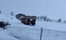 Zorlu kış şartlarında hasta kurtarma operasyonu