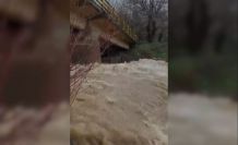 Arıcak’ta kar eridi, dereler coştu