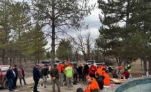 Konya’da yaban domuzlarına sürek avı düzenlendi