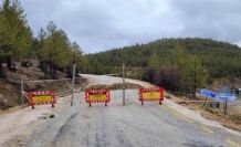 Mut’ta aşırı yağış nedeniyle Çivi Mahallesi, Söğütözü yayla yolu ulaşıma kapandı